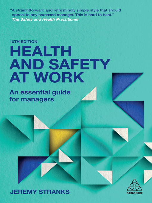 Title details for Health and Safety at Work by Jeremy Stranks - Available